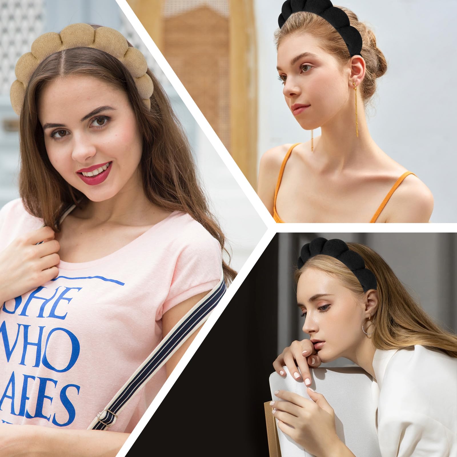 AMCAMI diadema spa ajuste flexible, se adapta a la mayoría de tamaños