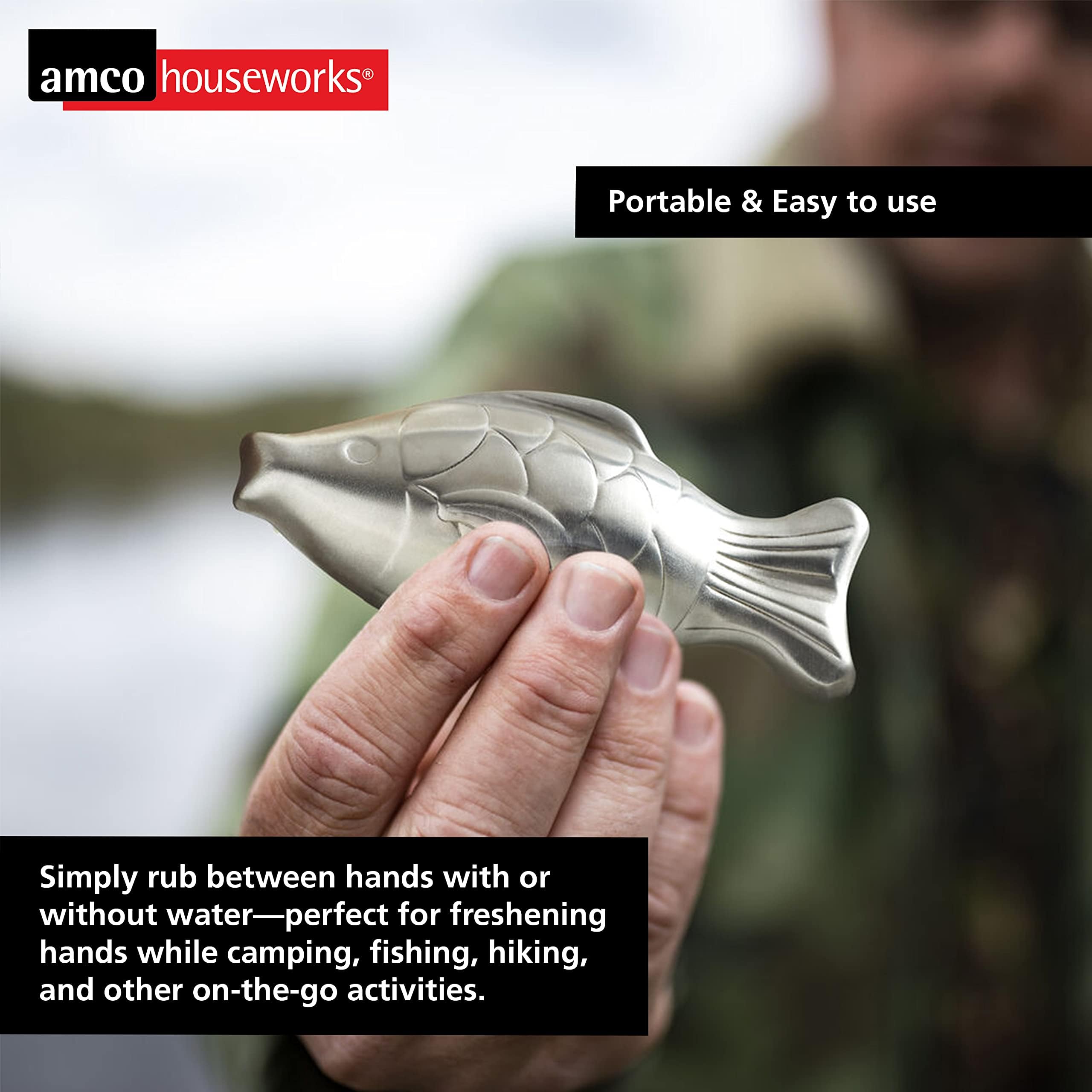 Amco Rub Away Bar, barra-acero-inoxidable: duradera para uso diario en cocina.