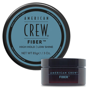 AMERICAN CREW fibra para cabello, envase 3 oz, ofrece fijación alta para peinado.