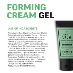 American Crew Forming Cream Gel: acabado natural sin rigidez ni residuos.