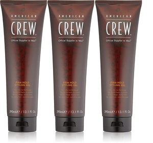 American Crew Gel de Fijación Firme muestra textura firme para peinados con brillo