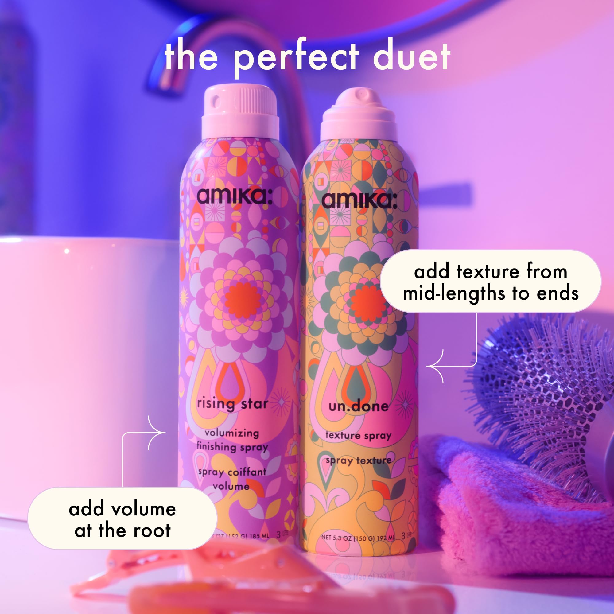 Amika Rising Star textura ligera sin apelmazar