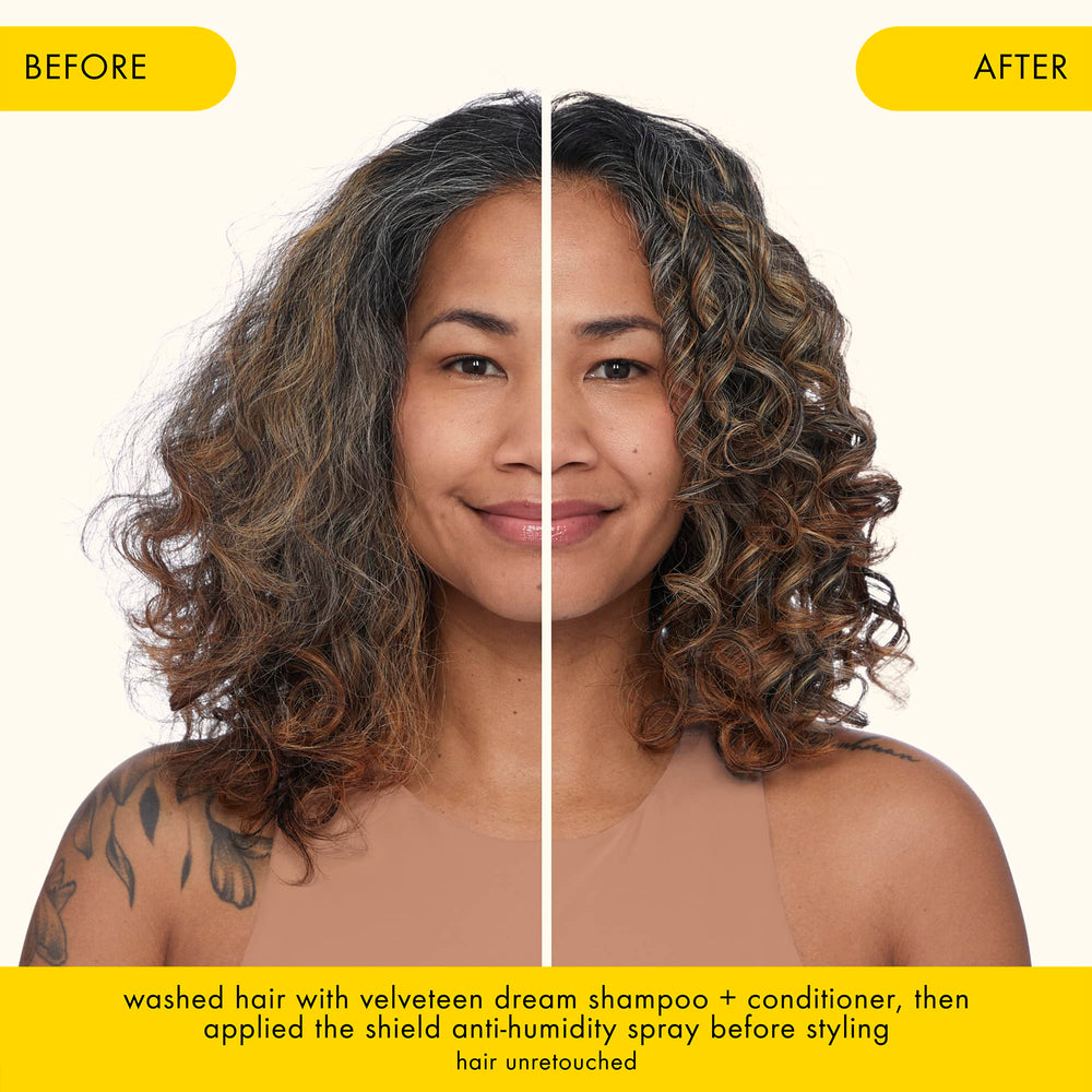 Amika Shield Spray con filtros UV para cuidado solar del cabello