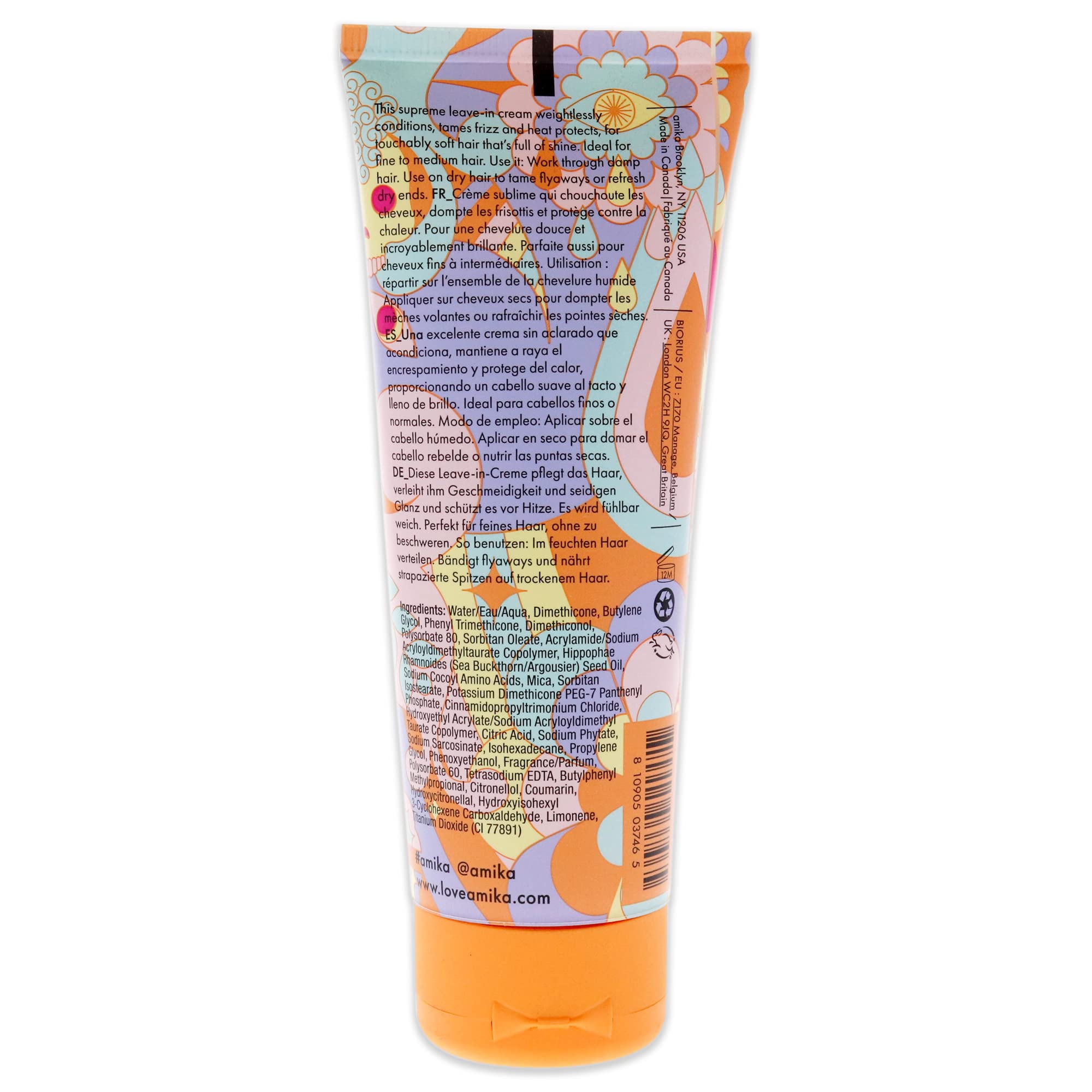 amika supernova aplicación en cabello húmedo mejora textura al peinar