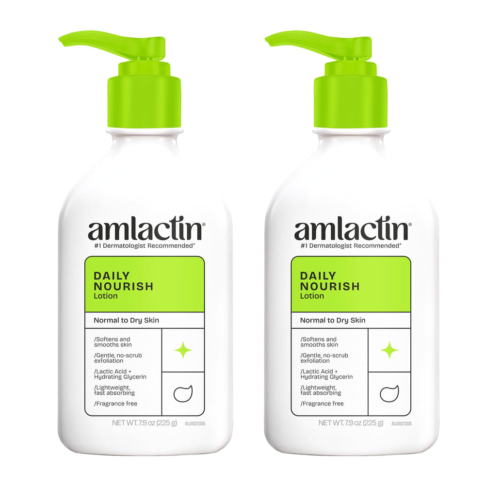 AmLactin hidratante diaria con bomba para piel seca y suave.