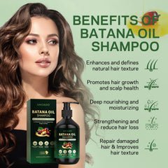 AMOADO Batana Shampoo aceite batana: reparación suave de puntas y brillo natural