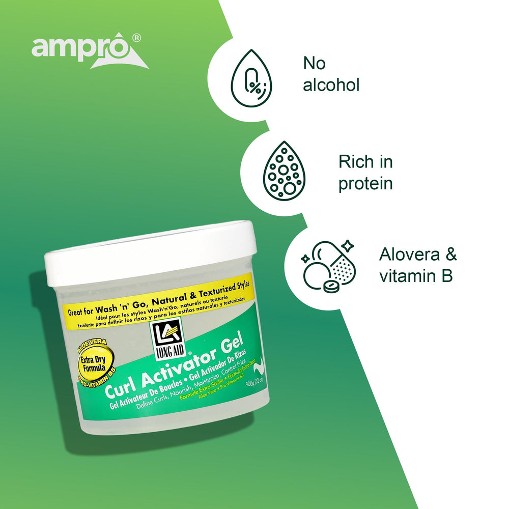 Brillo natural y hidratación duradera para rizos definidos con Ampro