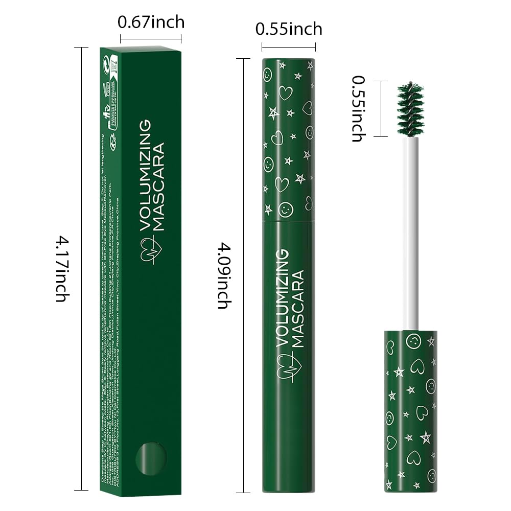 AMY'S DIARY mascara verde, aplicación suave para look diario