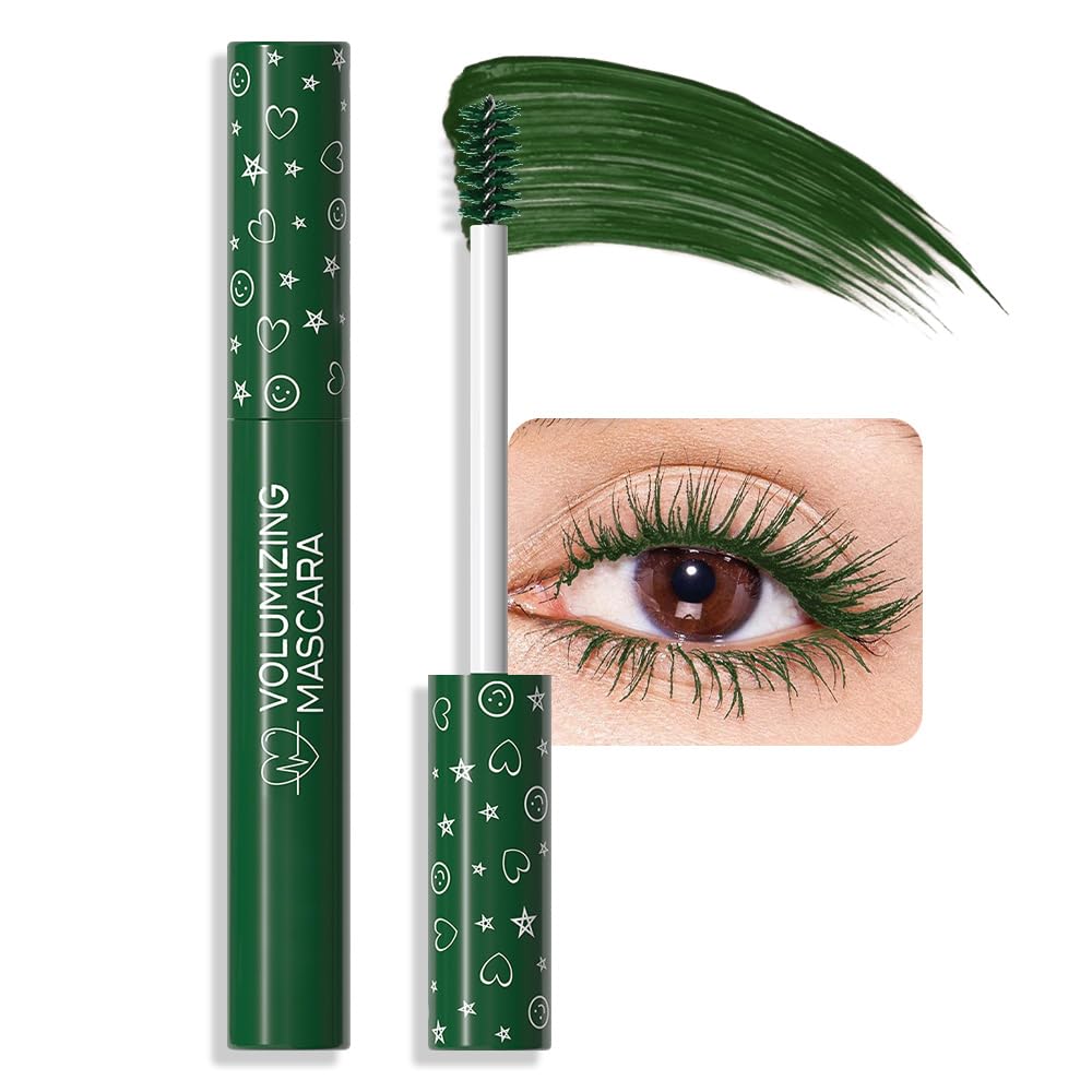 AMY'S DIARY mascara verde, empaque compacto para viaje