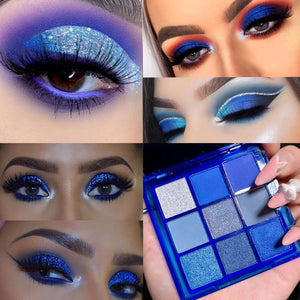 AMY'S DIARY paleta sombras azules para look nocturno duradero