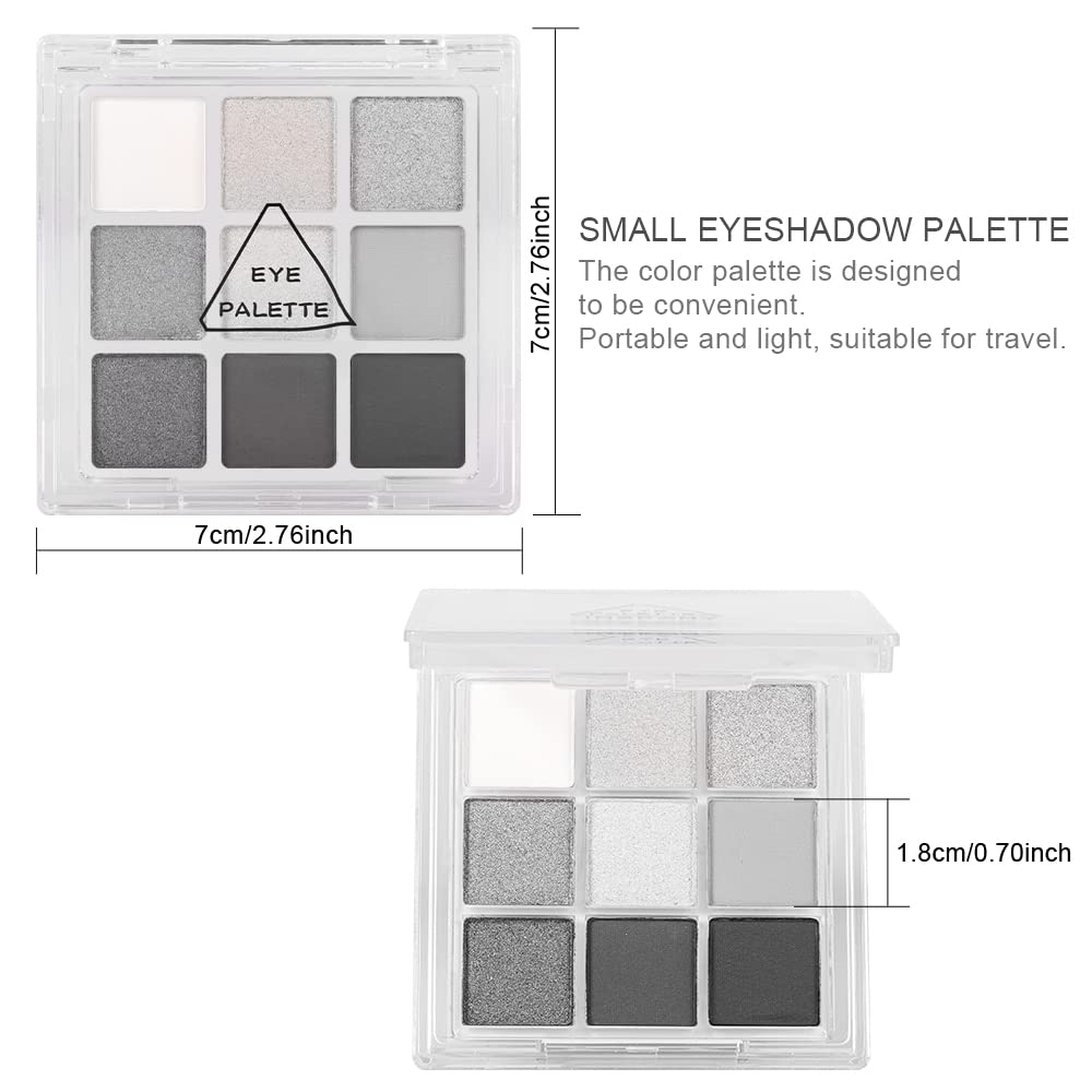 AMY'S DIARY formato compacto de sombras plateadas, ideal para retoques.
