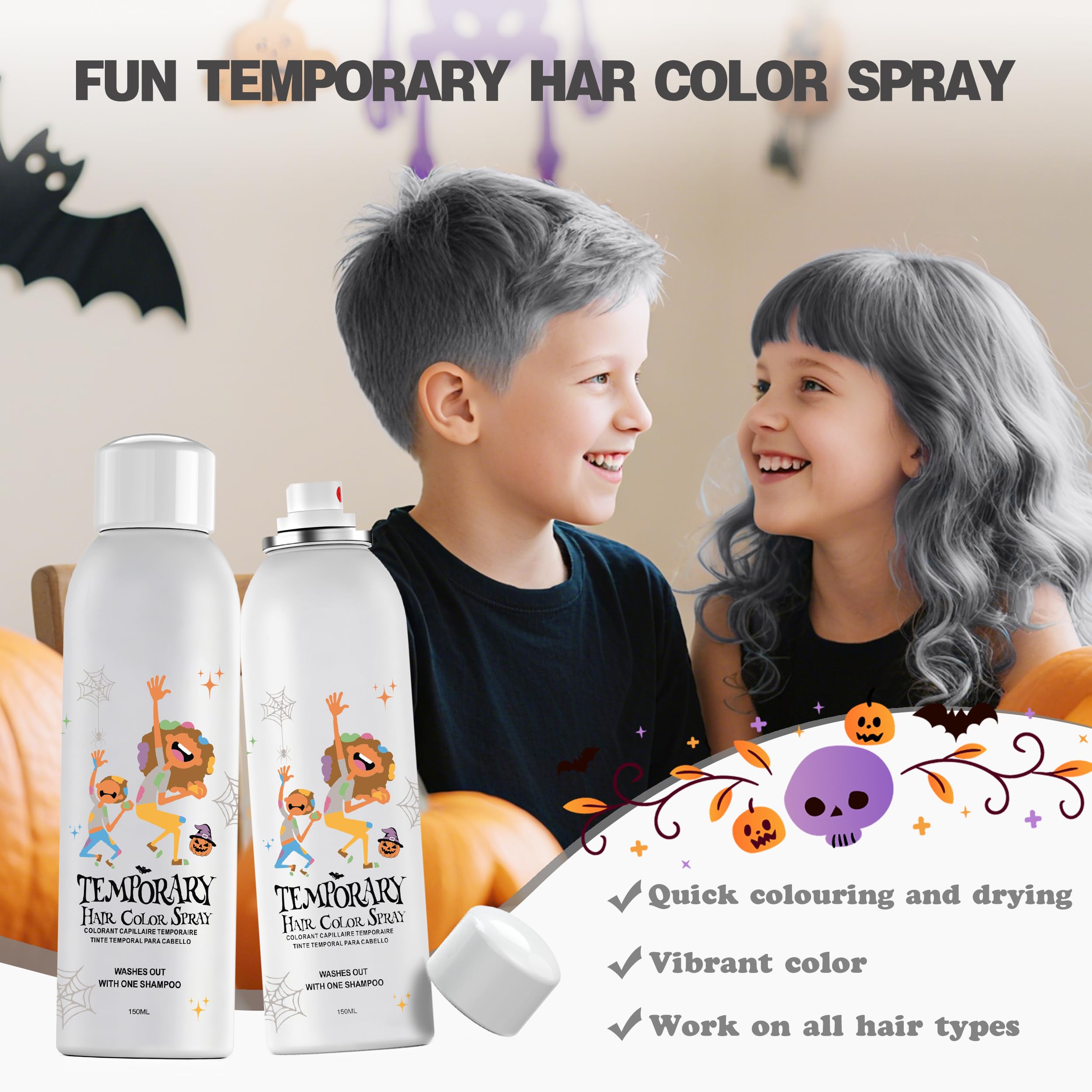 Spray Amzsudy color para aplicación dinámica y capas intensas.