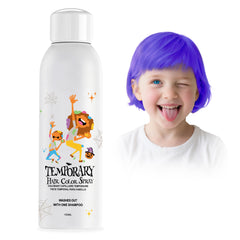 Amzsudy spray púrpura para cabello, color vibrante para casa