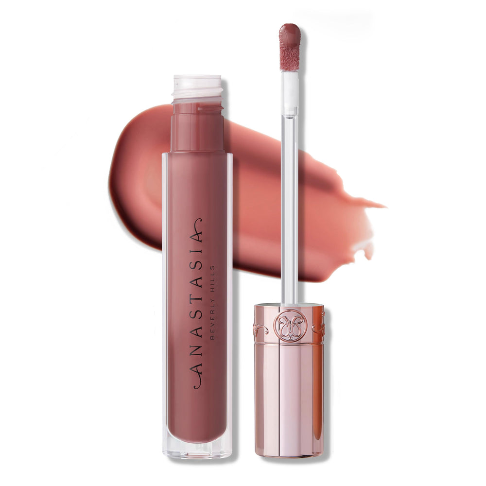 Anastasia Beverly Hills Lip Gloss Dusty Rose aporta brillo sedoso a los labios.