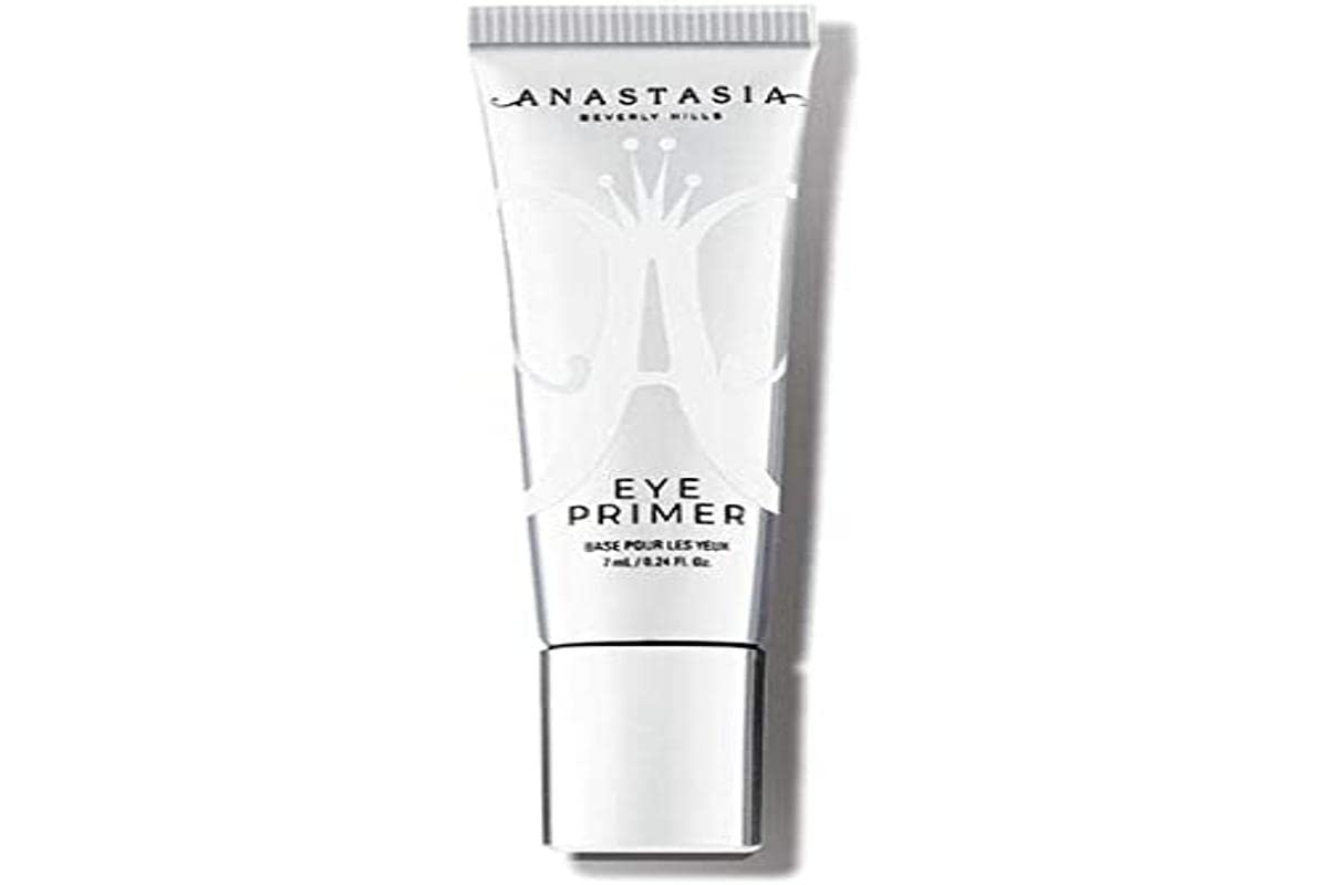 Primer ojo mini de Anastasia Beverly Hills en envase compacto para base clara y sombras duraderas.