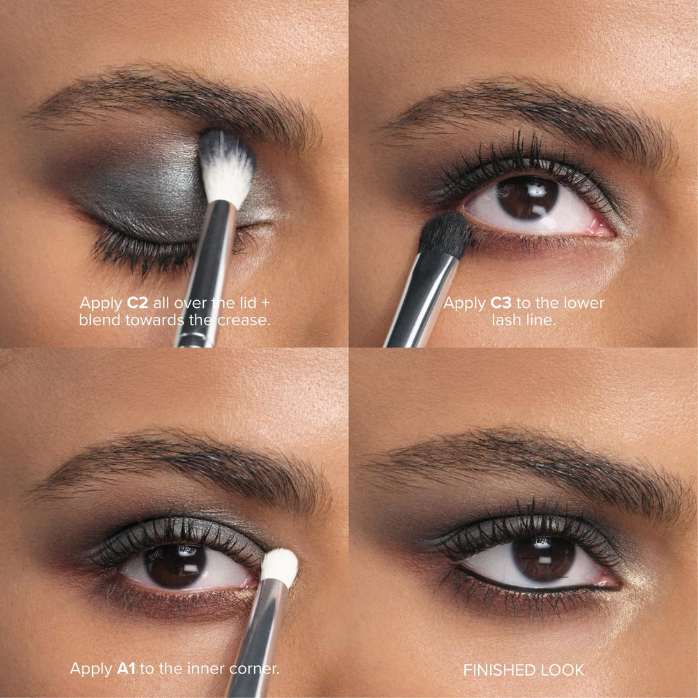 Anastasia Beverly Hills Mini Paleta Sombras: estuche de viaje compacto para retoques.