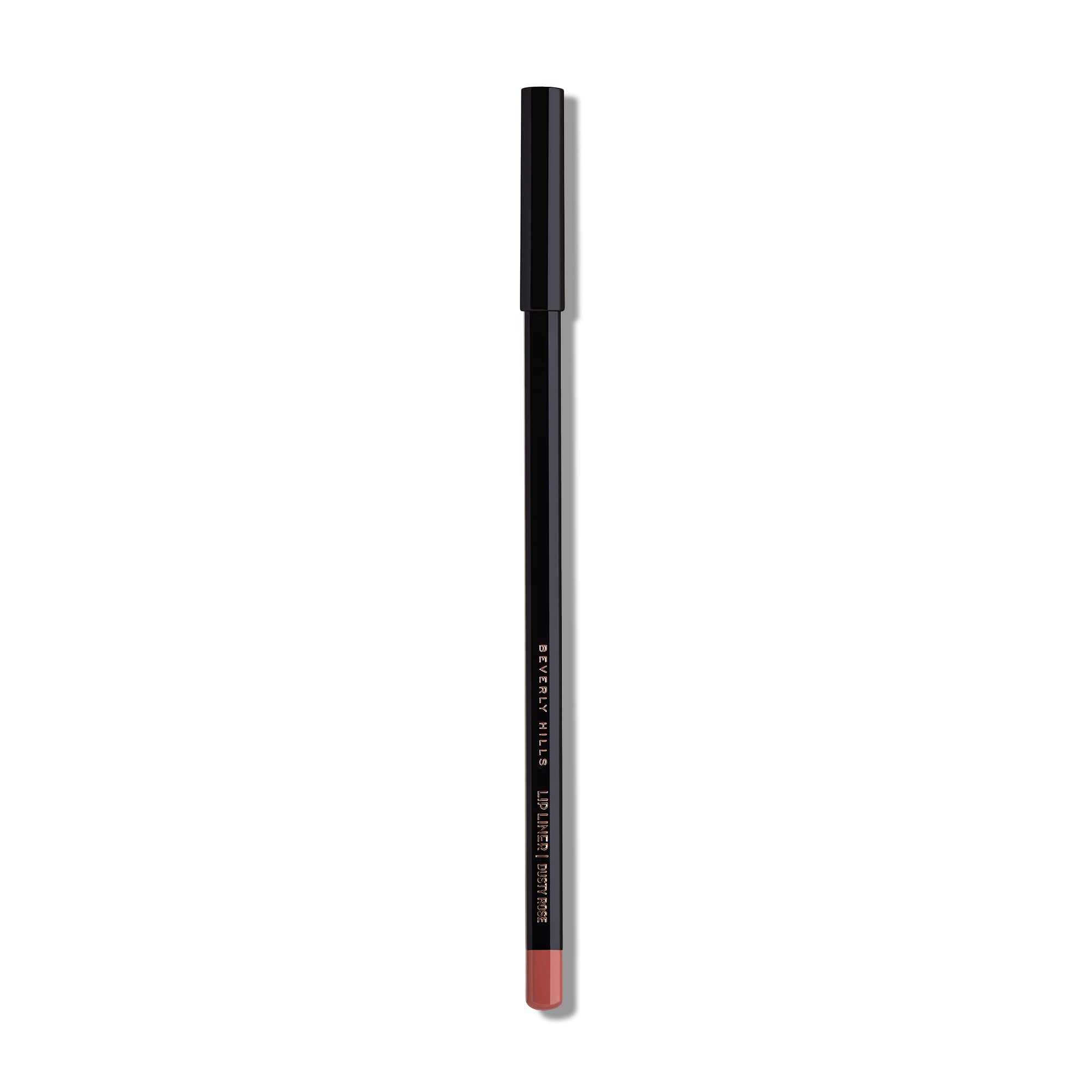 Acabado terciopelo del delineador Dusty Rose para labios duraderos.
