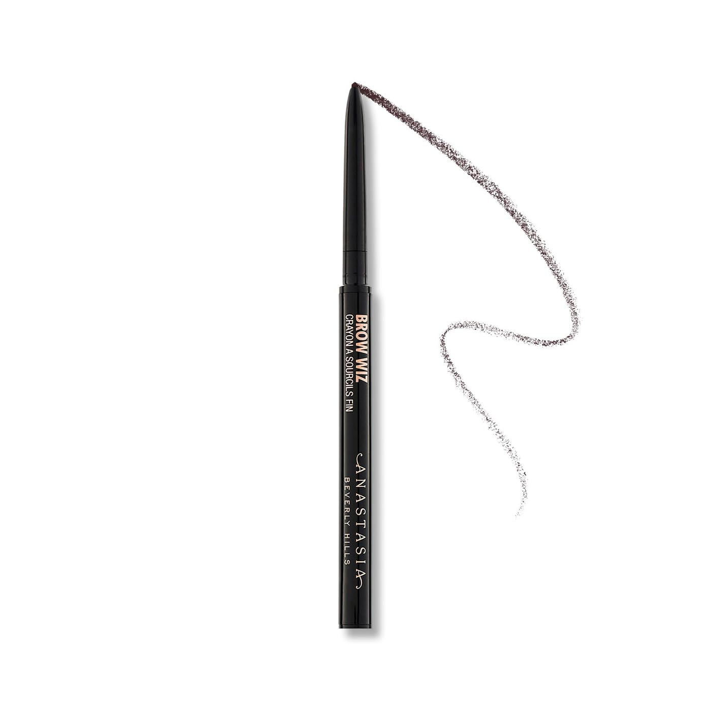 Anastasia Beverly Hills Deluxe Mini Brow Wiz: lápiz retráctil para cejas, delineado preciso y natural.