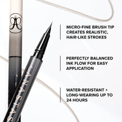 Anastasia MicroStroke Brow Pen Blonde, duración de hasta 24 horas para cejas definidas.