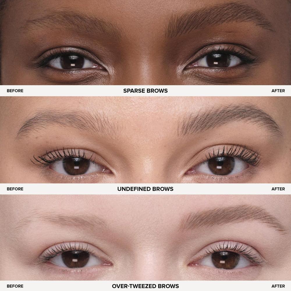 Anastasia Beverly Hills Microtrazo Ebony acabado natural para cejas más densas.