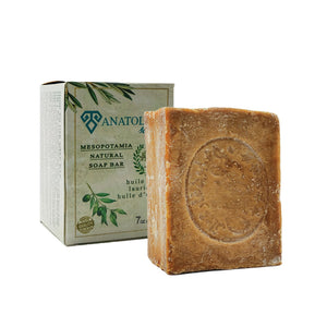 Anatolia Soap Aleppo: barra grande de oliva para limpieza diaria suave.