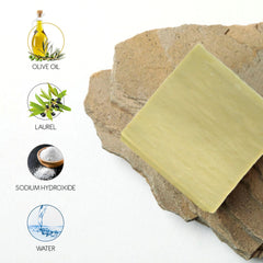AnatoliaDaphne Aceite de oliva y laurel, jabón natural para uso diario.