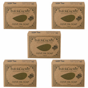 AnatoliaDaphne barra-jabon aceite de oliva textura artesanal para piel suave
