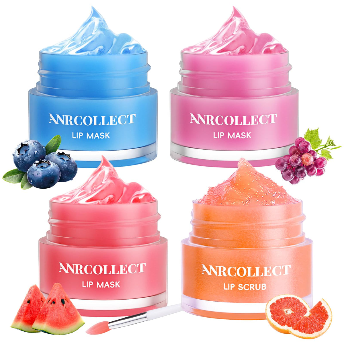 ANRCOLLECT exfoliante de labios para suavizar labios secos.