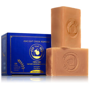 Ancient Greek Remedy: barra de jabón para cara y cuerpo, uso diario suave.