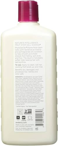Acondicionador Andalou Naturals 1000 Roses, dosificador: distribución precisa para uso cómodo.