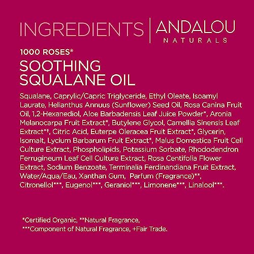 Hidratación diaria con Andalou Naturals 1000 Rosas para suavidad.