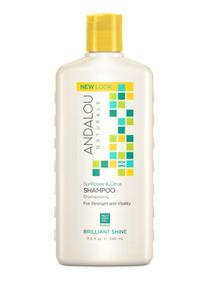 Andalou Naturals Champú Brillo Citrico, aporta brillo radiante y suavidad al cabello.