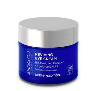 Crema ojos Andalou Naturals para hidratación profunda del contorno.