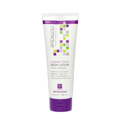 Botella de Andalou Naturals Lavender Thyme, loción corporal para hidratación diaria