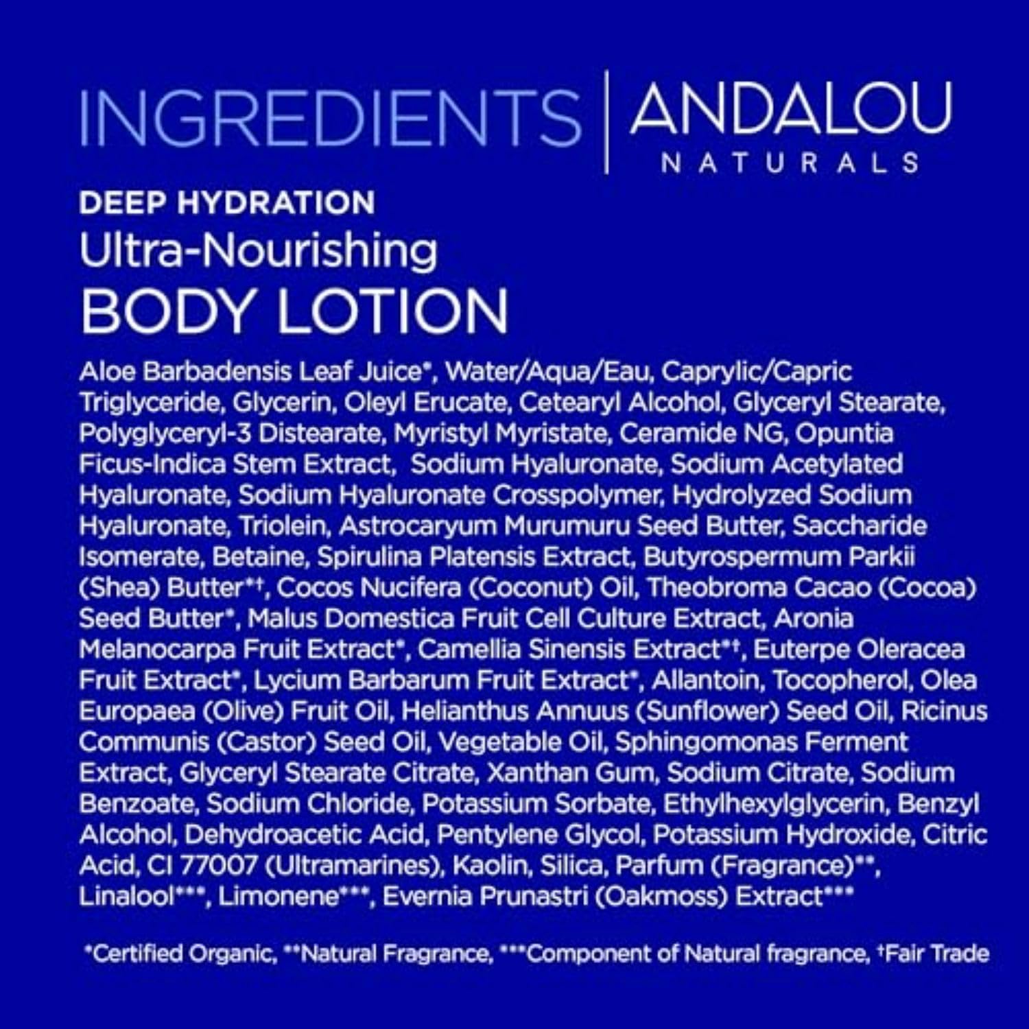 Andalou Naturals Loción Corporal: uso diario para piel más suave.