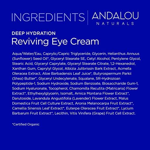Rutina diaria de contorno con Andalou Naturals para frescura.