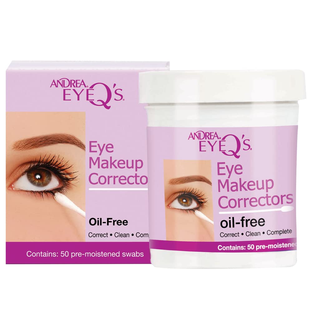 Toallitas EyeQ listas para uso diario cerca del ojo.