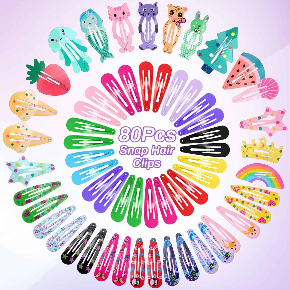 Clips con formas de animales Anezus para niñas divertidas.