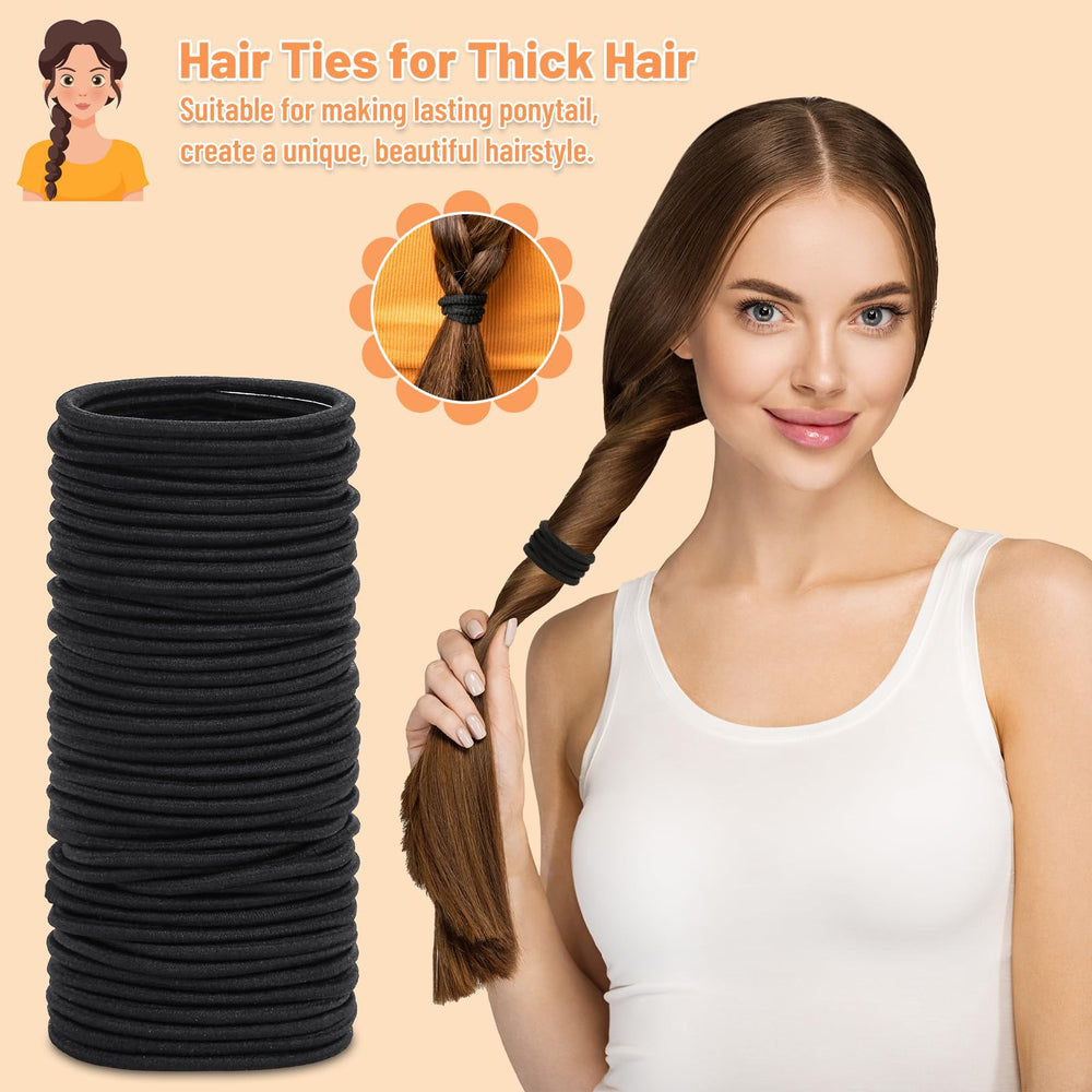 Elásticas Anezus para cabello, duraderas y fáciles de usar.