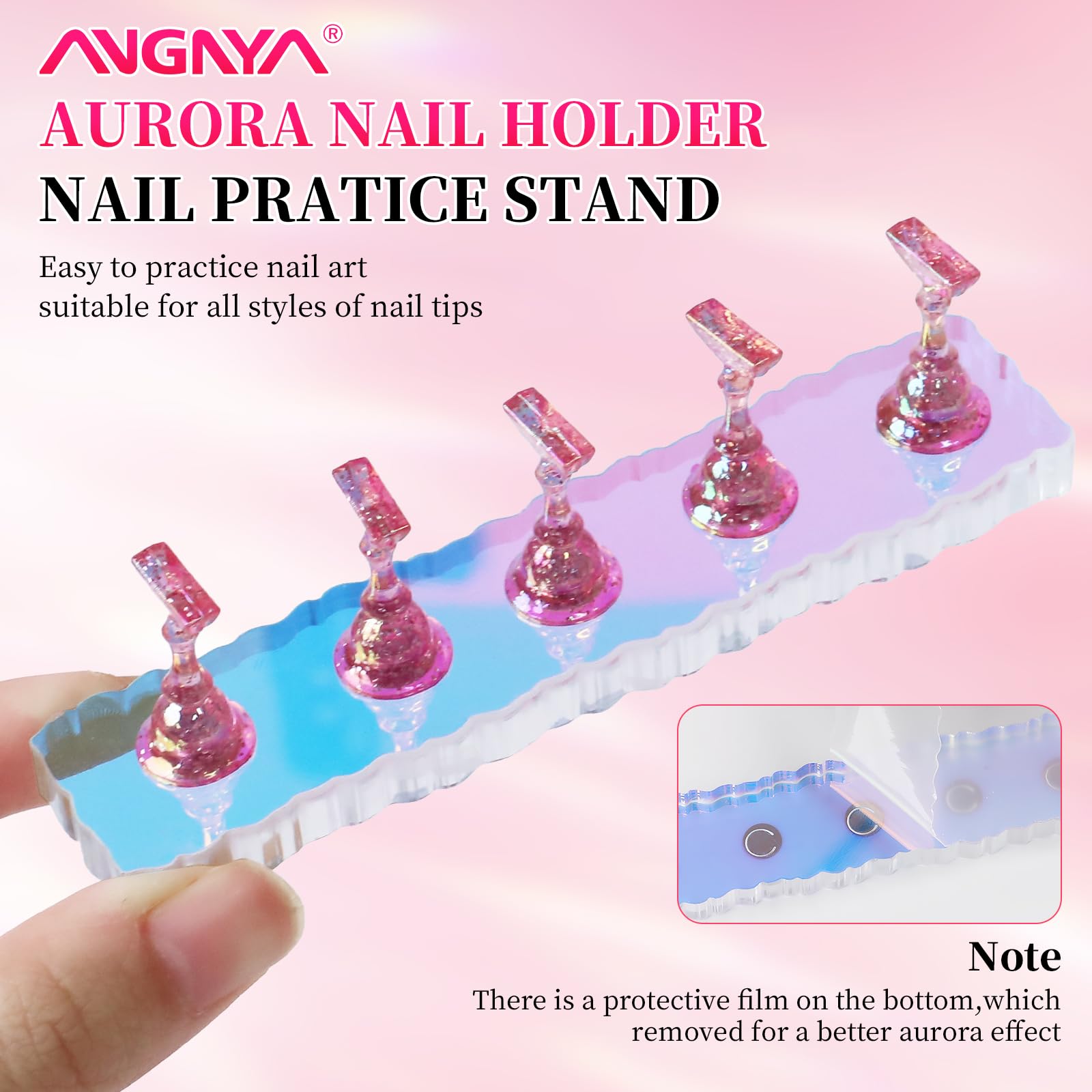 ANGNYA conjunto profesional para uñas, útil en salones y formación.