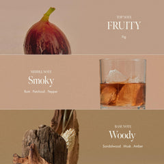 ANILLO Fig Whisky, aroma amaderado que complementa tu rutina diaria.