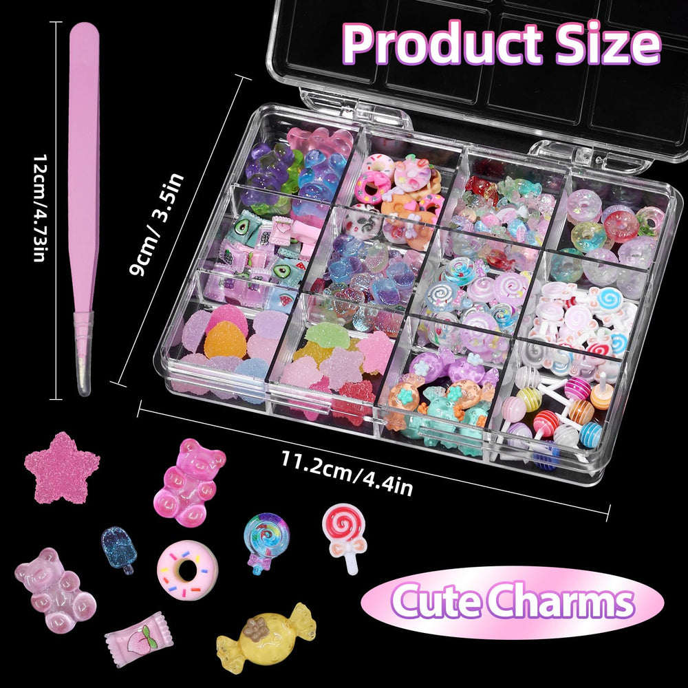 Anower Charms donas-uñas: encanto dulce para uñas glamorosas.