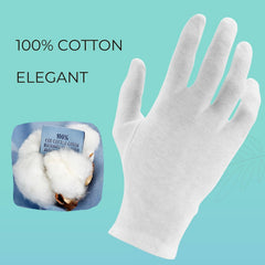 ANSMIO guantes algodón blancos para uso nocturno y cuidado de manos