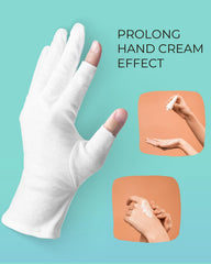 ANSMIO guantes de algodón con detalle en el pulgar para mejor ajuste