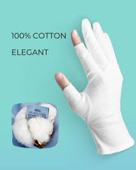 ANSMIO guantes de algodón con toque táctil para pantallas y manos secas