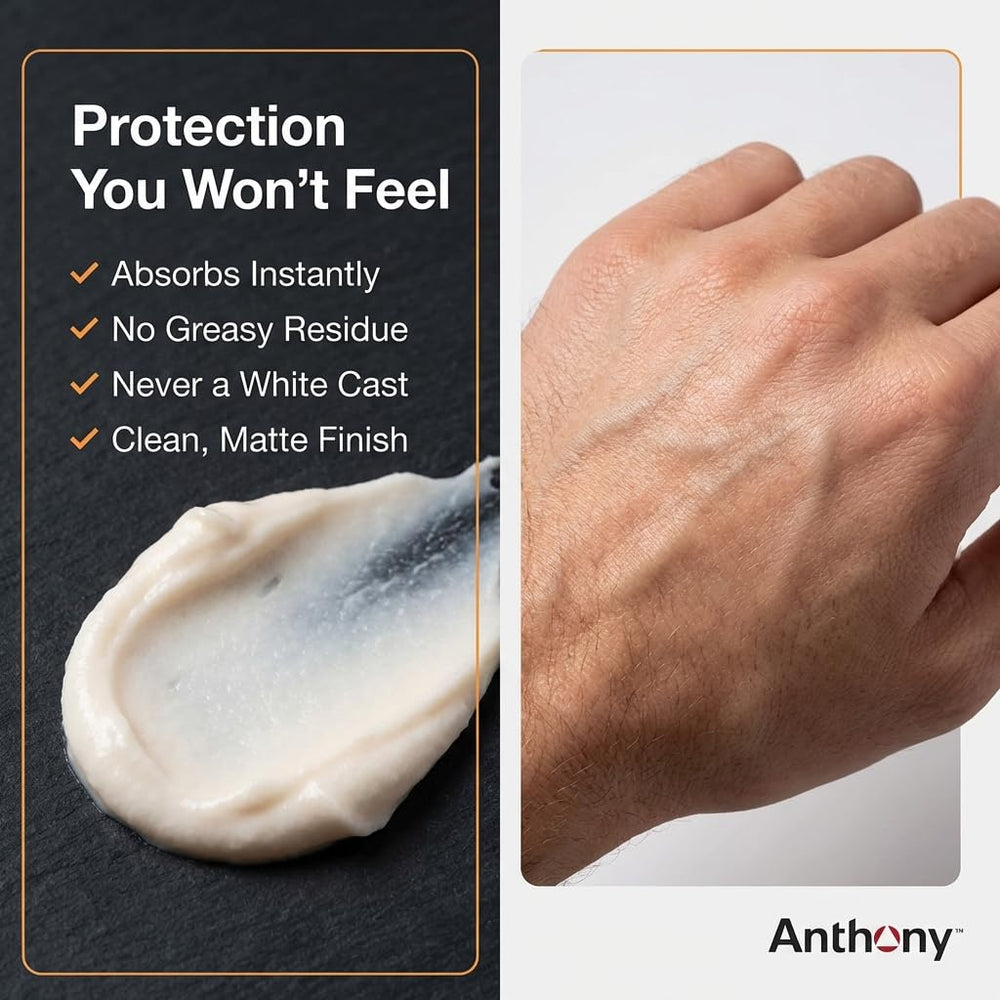 Anthony Crema Día SPF 30 protección solar de amplio espectro para rostro.