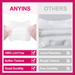 ANYINS toallitas remoción esmalte en gel para retirar esmalte suavemente