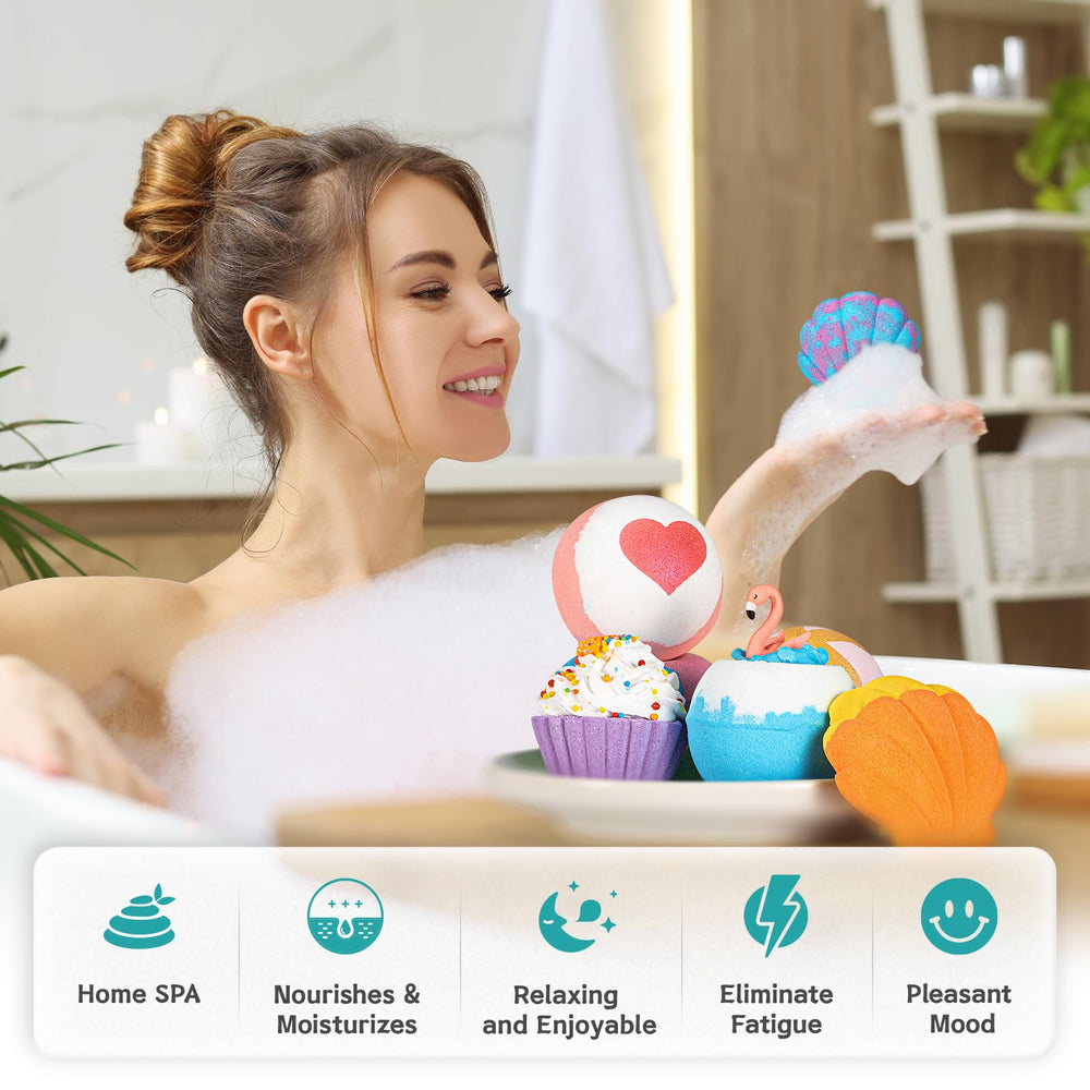 Bomba de baño Aofmee aroma naranja dulce, fragancia refrescante para el baño diario.