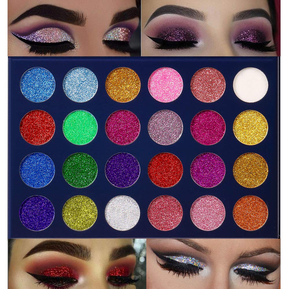 Uso de sombras Aolailiya en ojos para aspecto ahumado con brillo.