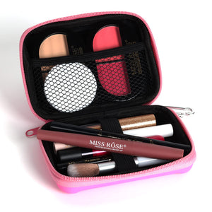 AOLIKOKO kit maquillaje todo en uno: bolsa cosmética para viajar y organizarse.
